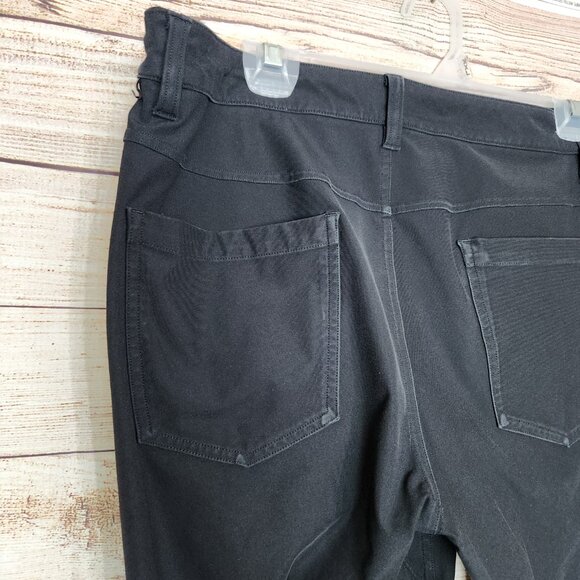 Lululemon Men's Everyday Pant Black Size 34 Golf Walking Casual Pockets Zipper - Picture 11 of 15